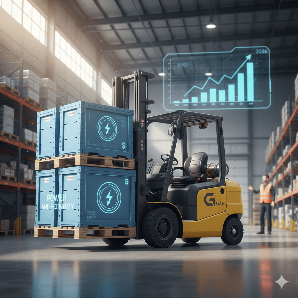 Empilhadeira a Gás: Potência e Economia em 2026!