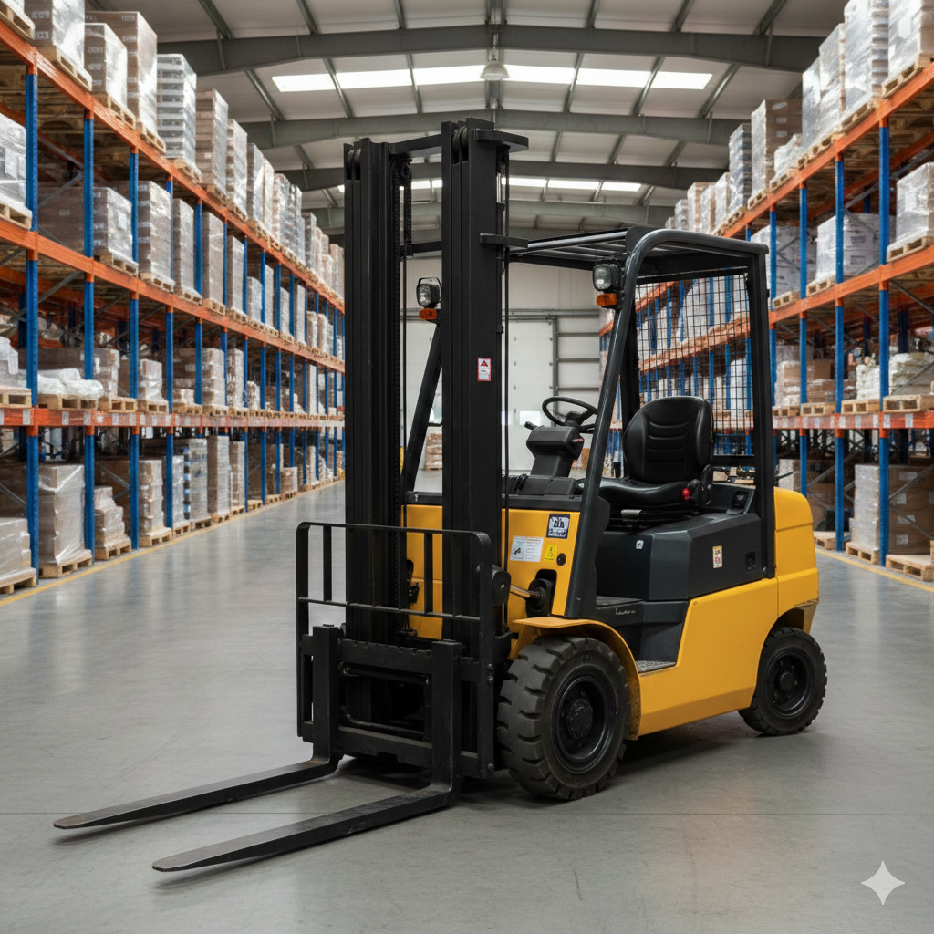 Empilhadeira elétrica retrátil